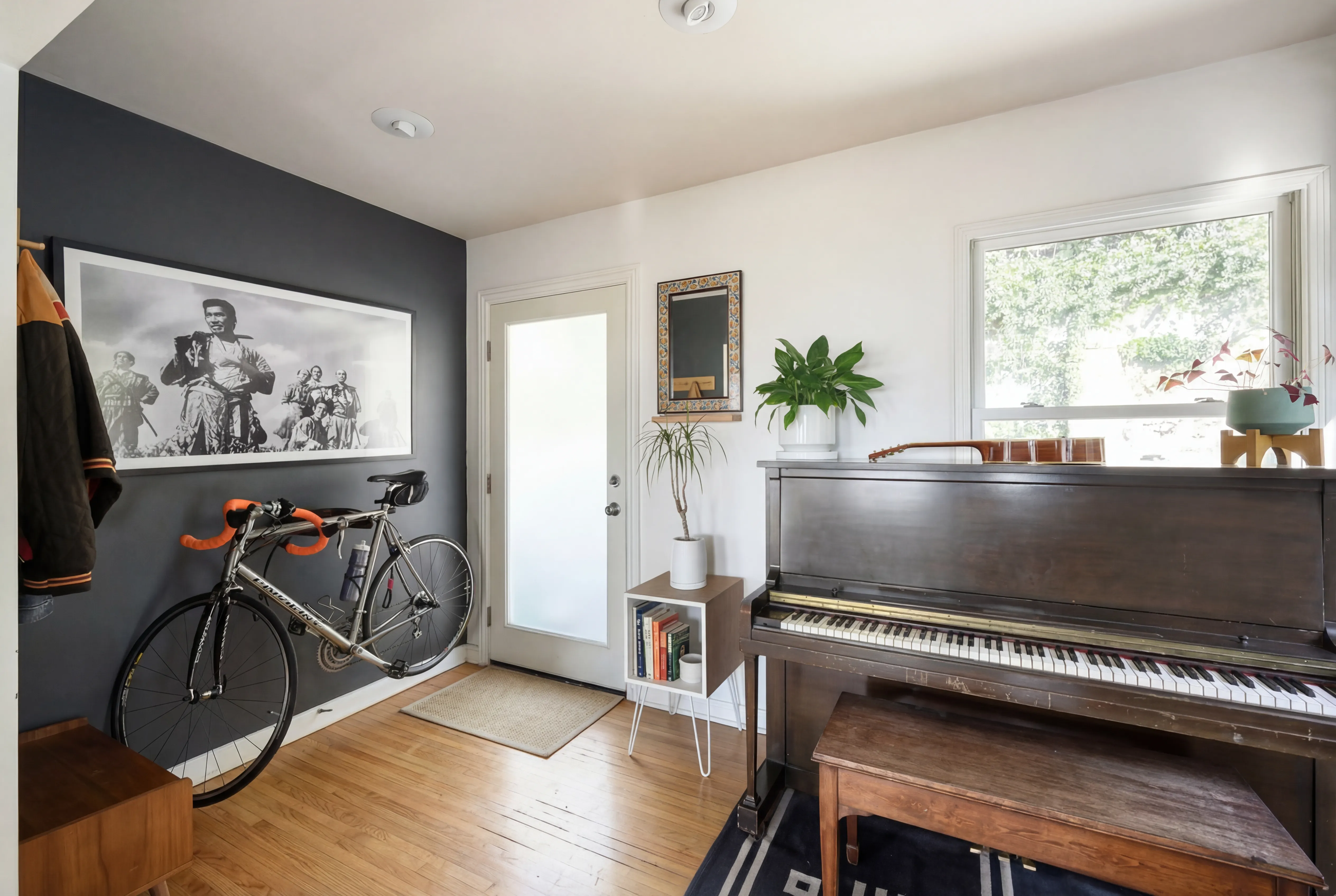 Entryway Piano And Art