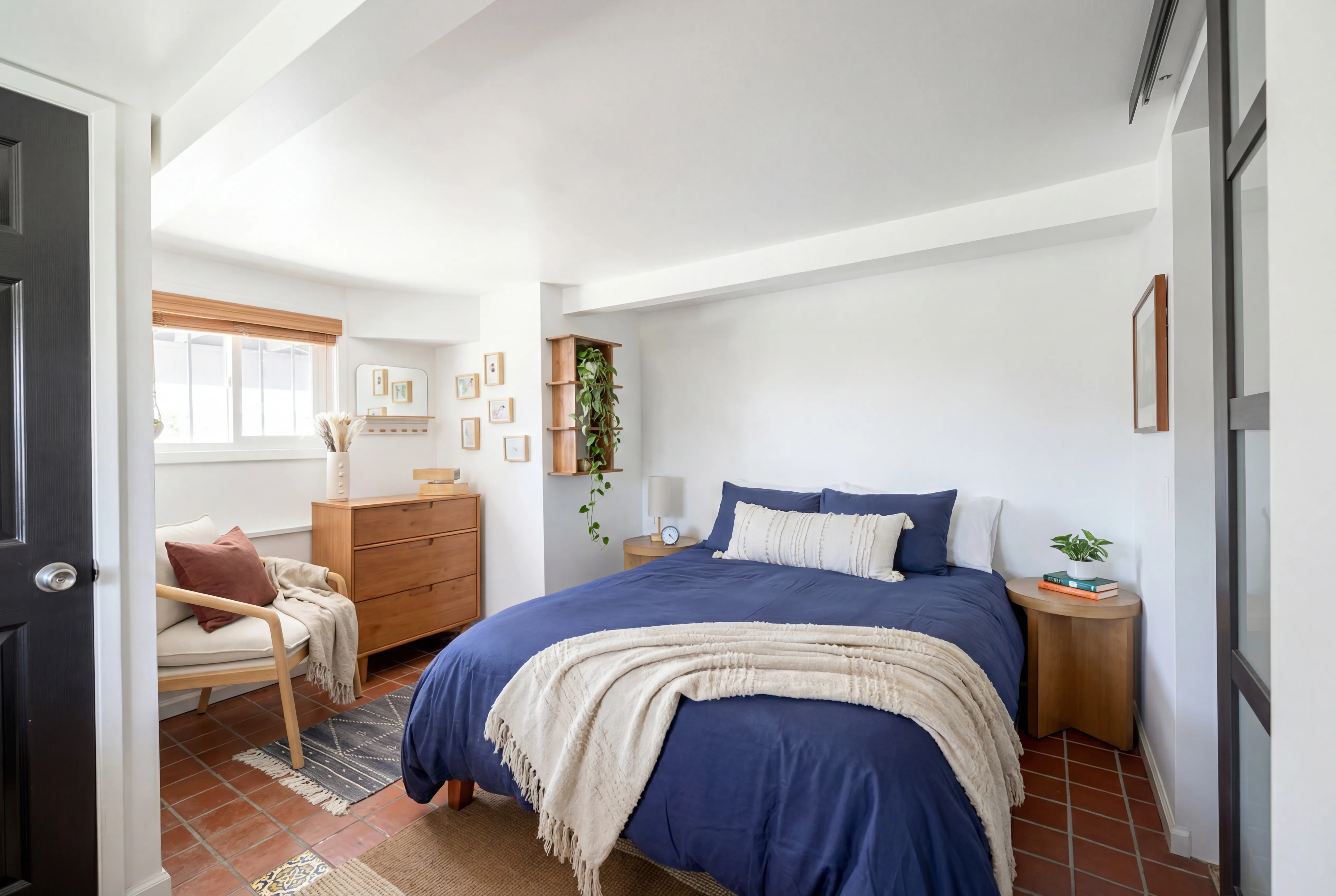 Guest Bedroom Blue Bedding