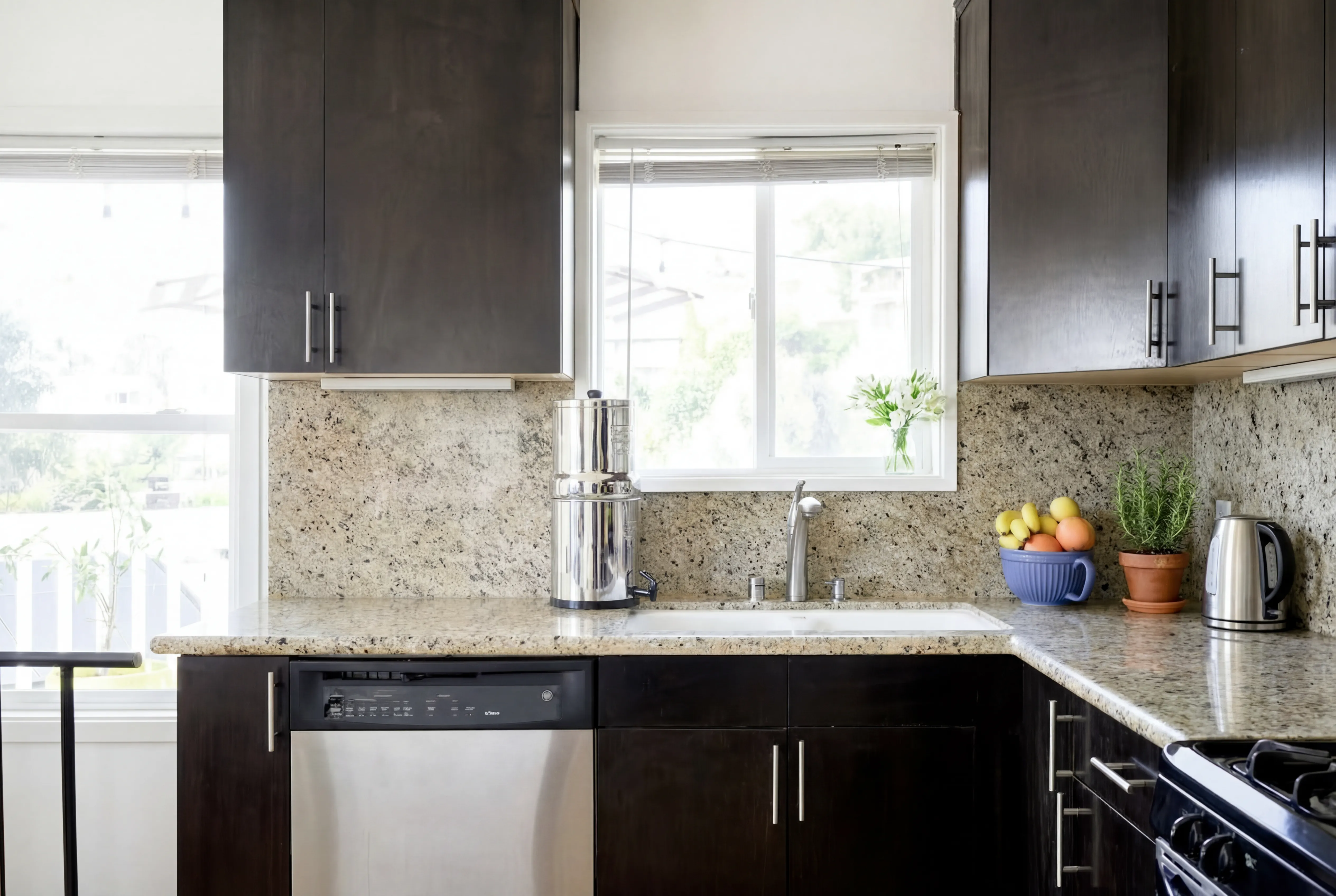 Kitchen Sink And Counters